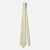 Vintage Libellen-Blumen-Schlips Krawatte (Vorderseite)