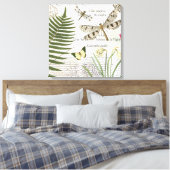 Vintage Libellen gedehnte Leinwand (Insitu (Schlafzimmer))