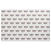 Vintage Libellen-Illustration bunt Stoff (Fat Quarter (45,7 x 55,9 cm))