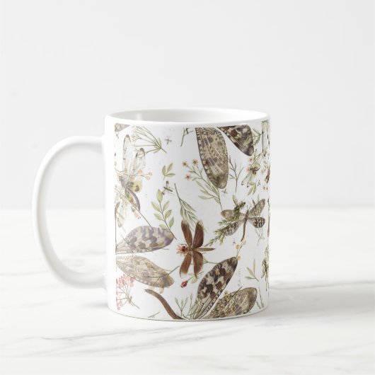 Vintage Libellen-Schale Kaffeetasse (Links)