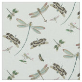 Vintage Libellen Stoff (Nahaufnahme)