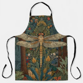 Vintage Libellengestaltung romantisch botanisch Schürze (Vorderseite)