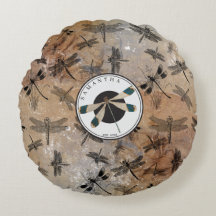 Vintage Libellenstörung Entomologie-Monogramm