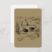 Vintage Libra-Konstellation Hevelius-Stil (Vorne/Hinten)