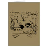 Vintage Libra-Konstellation Hevelius-Stil (Vorne)