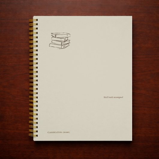 Vintage Library Dark Academia-Bundle of Books  Planer