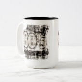Vintage Liebe 60's Café - Tasse (Vorderseite Links)