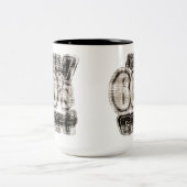 Vintage Liebe 60's Café - Tasse (Mittel)