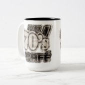 Vintage Liebe 70's Café - Tasse (Vorderseite Links)