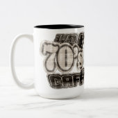 Vintage Liebe 70's Café - Tasse (Links)