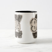 Vintage Liebe 90's Café - Tasse (Mittel)