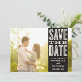 VINTAGE LIEBE | Ankündigung Datum freihalten (Stehend Vorderseite)