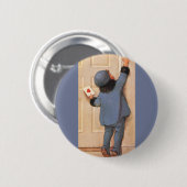 Vintage Liebe Brief von Jessie Willcox Smith Button (Vorne & Hinten)