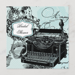 Vintage Liebe Briefe Brautdusche Einladung