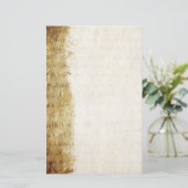 Vintage Liebe Briefpapier (Stehend Vorderseite)