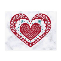 Vintage Liebe des Roten Blutes Herz