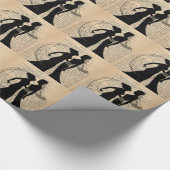 Vintage Liebe & Ehe Lesbischer Hochzeitskollege Geschenkpapier (Ecke)