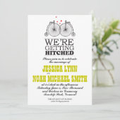 Vintage Liebe Einladung (Stehend Vorderseite)