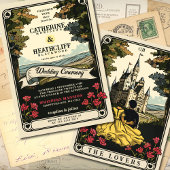 Vintage Liebe | Einladung zur Hochzeit von Tarots