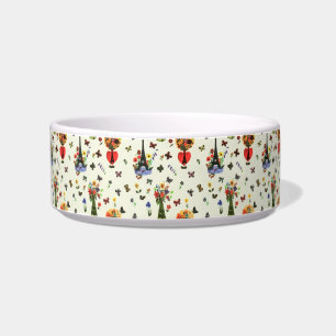 Vintage Liebe Floral Paris Eiffelturm Butterfly Napf