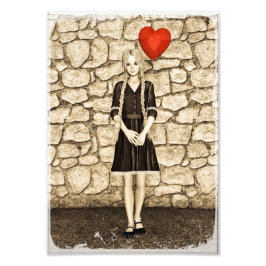 Vintage Liebe Fotodruck