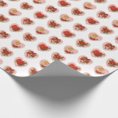 Vintage Liebe Geschenkpapier (Ecke)