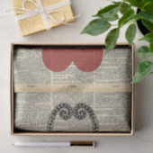 Vintage Liebe Herzklopfen Seepferde decoupage Seidenpapier (Geschenk)