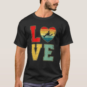 Vintage Liebe Hummer Retro 70er 80er Herzsee Anima T-Shirt