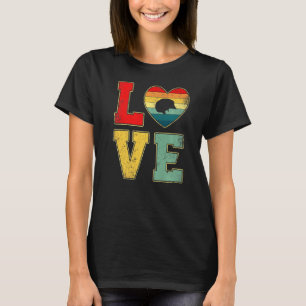 Vintage Liebe Igel Retro 70er 80er Herzfarm Ani T-Shirt