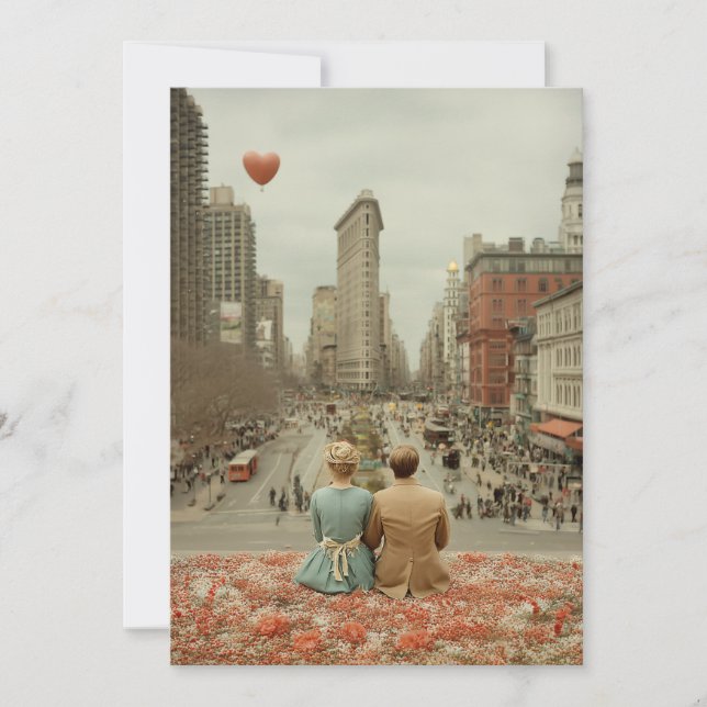 Vintage Liebe in New York (Vorderseite)