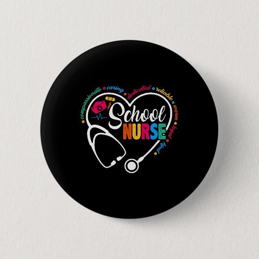Vintage Liebe Krankenversicherung 1 Button (Vorderseite)