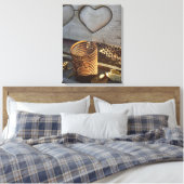 Vintage Liebe Leinwanddruck (Insitu (Schlafzimmer))