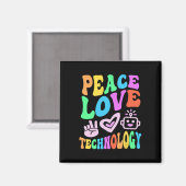 Vintage Liebe Magnet (Vorderseite/Rückseite)