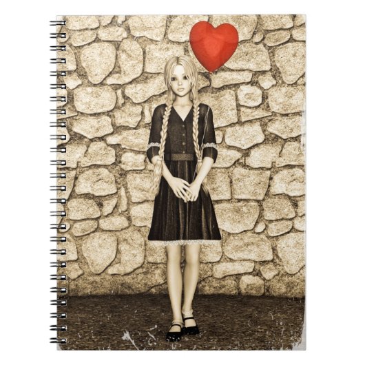 Vintage Liebe Notizblock (Vorderseite)