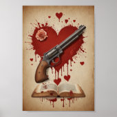 Vintage Liebe Poster (Vorne)