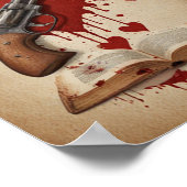 Vintage Liebe Poster (Ecke)