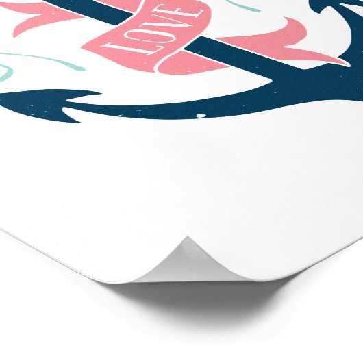 Vintage Liebe Poster (Ecke)