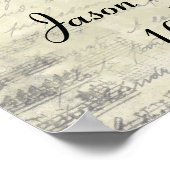 Vintage Liebe-Poster auf Französisch Poster (Ecke)