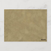 Vintage Liebe Postkarte (Rückseite)