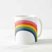 Vintage Liebe Rainbow Riesencoffee Tasse (VorderseiteRechts)