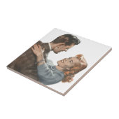Vintage Liebe Romance Newlyweds sollen wir tanzen? Fliese (Seite)