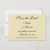 Vintage Liebe, Romantik, Romantik, Save the Date Einladung (Rückseite)