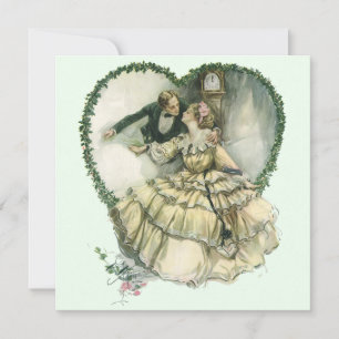 Vintage Liebe, Romantik, Romantik, Save the Date Einladung