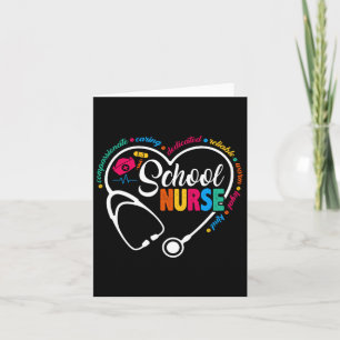 Vintage Liebe Schule Krankenpflege Karte