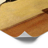 Vintage Liebe, Straßenschließung auf eigene Gefahr Poster (Ecke)