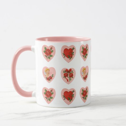 Vintage Liebe Tasse (Links)