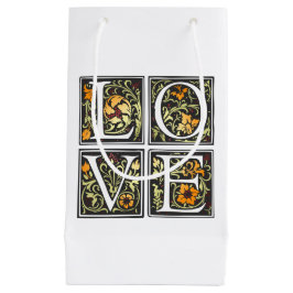 Vintage Liebe Typografie Valentine Gift Bag Kleine Geschenktüte