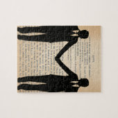 Vintage Liebe u. Heirat homosexuelles Wedding Puzzle (Horizontal)
