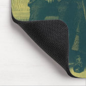 Vintage Liebe und romanisches Foto, Kinder Kiss Mousepad (Ecke)