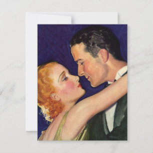 Vintage Liebe und Romantik, Hollywood Merke Dir de Einladung